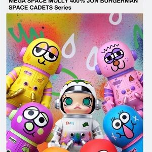 400% Space Molly / Jon Burgerman Space Cadets Series